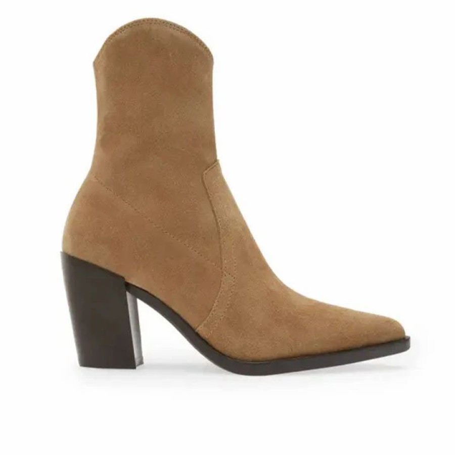 * Jeffrey Campbell Jolena Camel Suede Boots