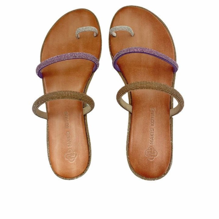 * Makis Kotris T4-010 Lilac Sandals Sandals