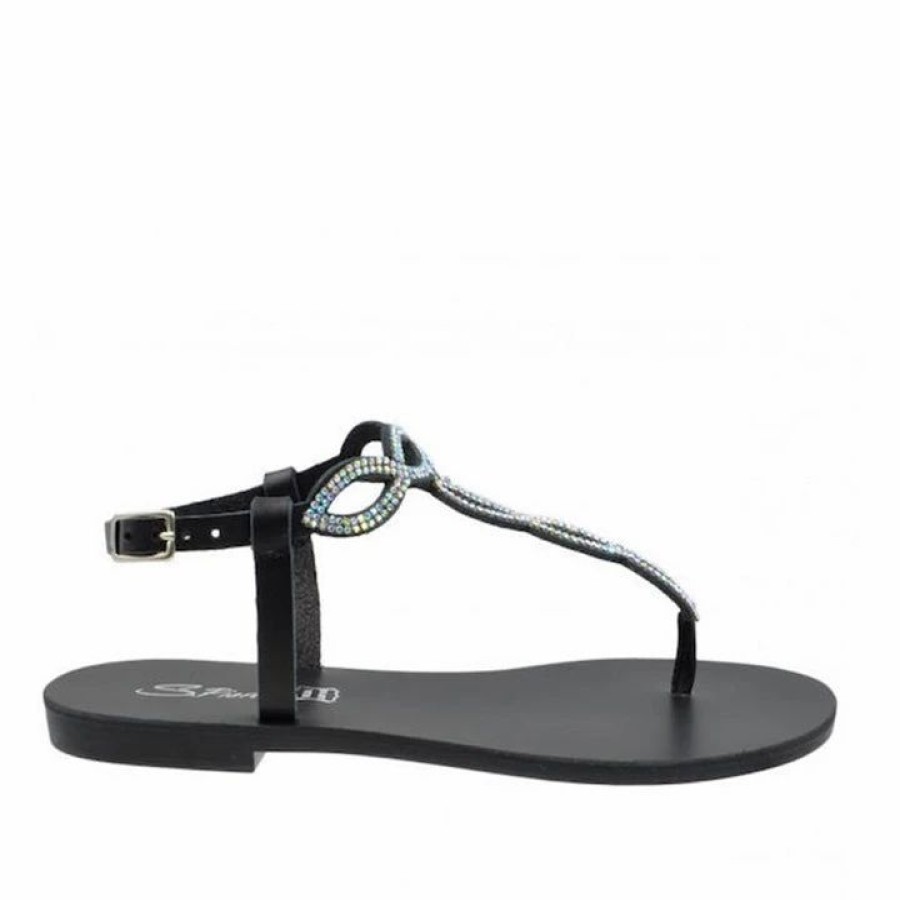 * S.Piero E1-096 Black Sandals Sandals