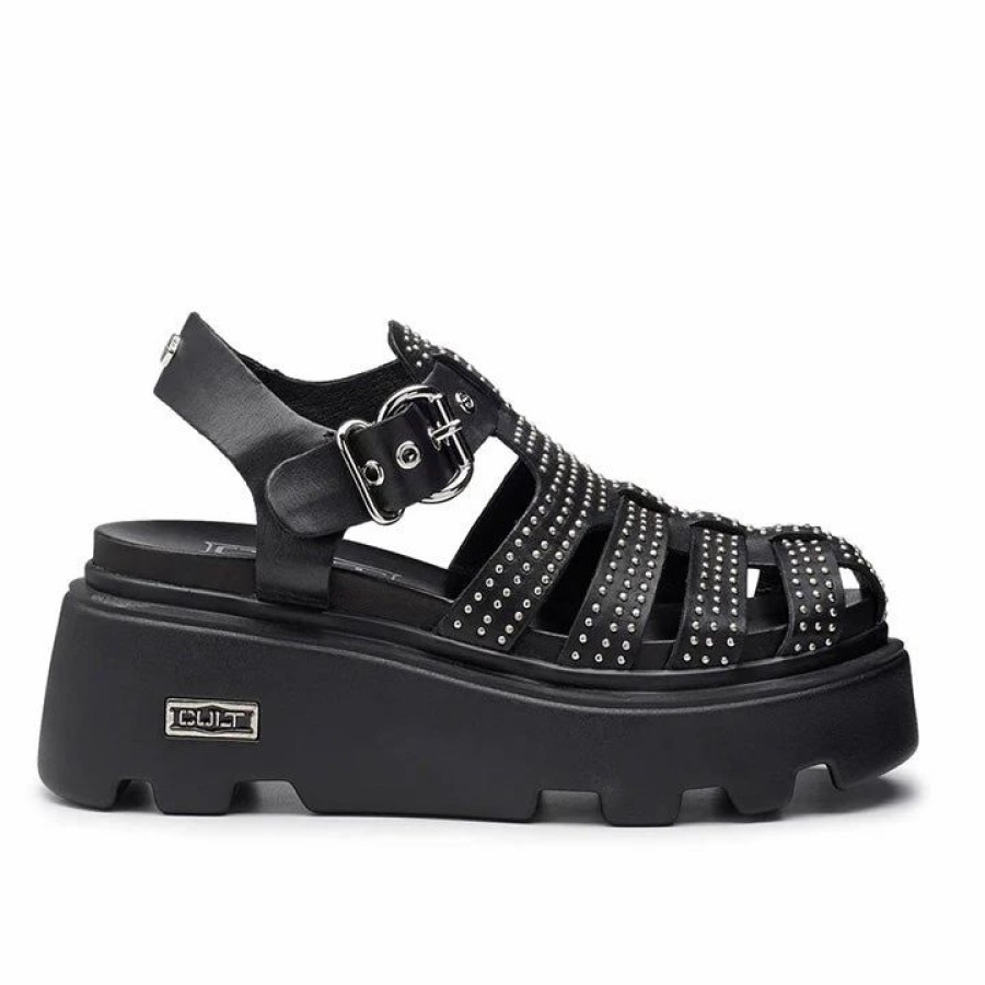 * Cult New Rock 3657 Black Studs Sandals Sandals