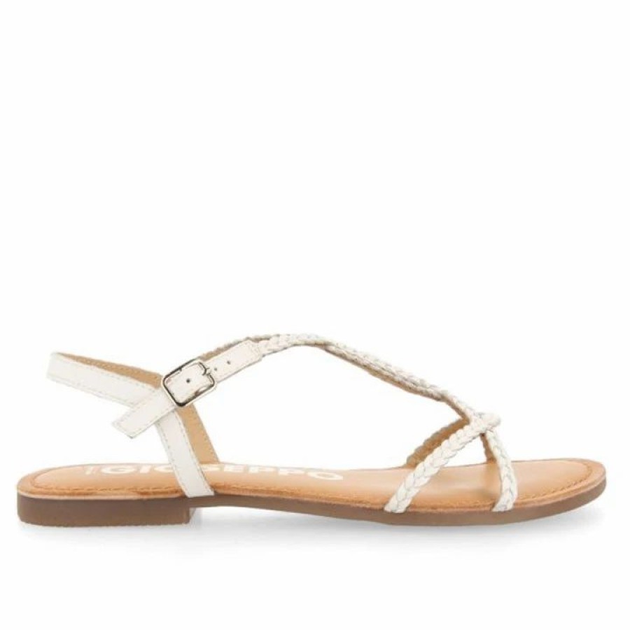 * Gioseppo Nioaque White Sandals Sandals