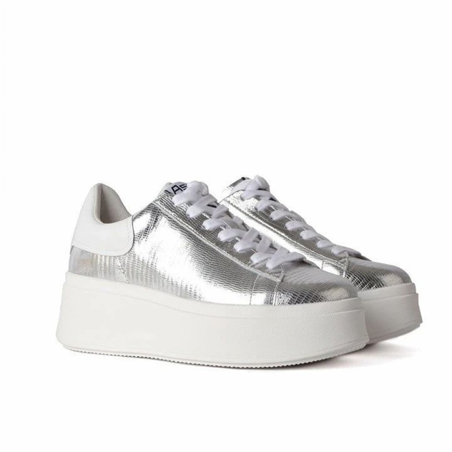 * Ash Moby Silver Python Sneakers Sneakers