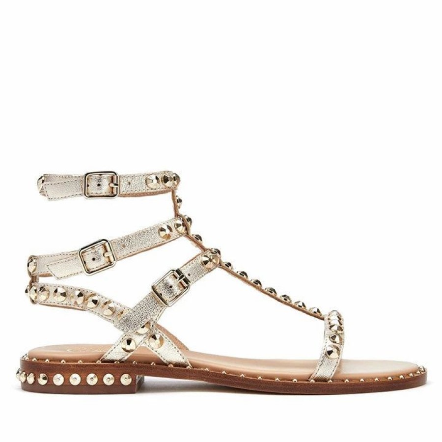 * Ash Play Metallic Gold Sandals Sandals