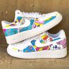 * Nike Air Force 1 Custom Head In The Clouds Sneakers