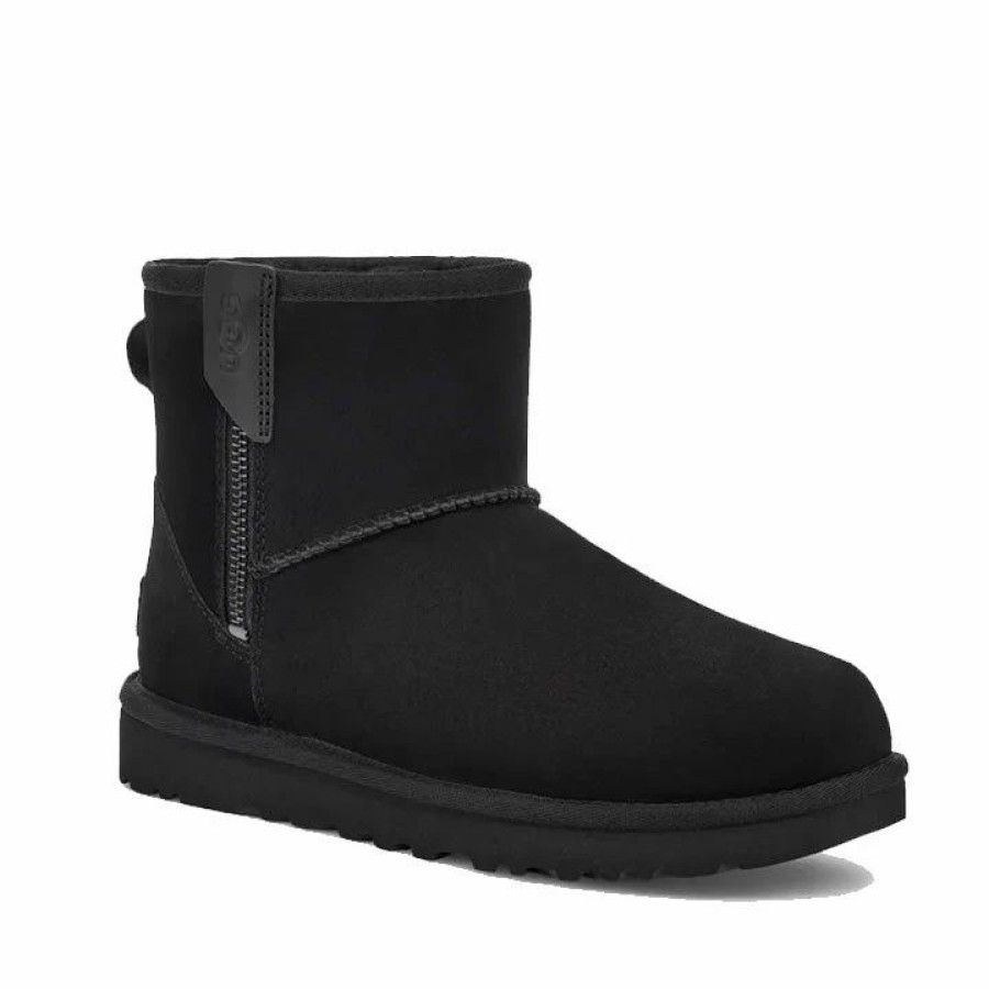 * Ugg Mini Bailey Zip Black Boots Boots