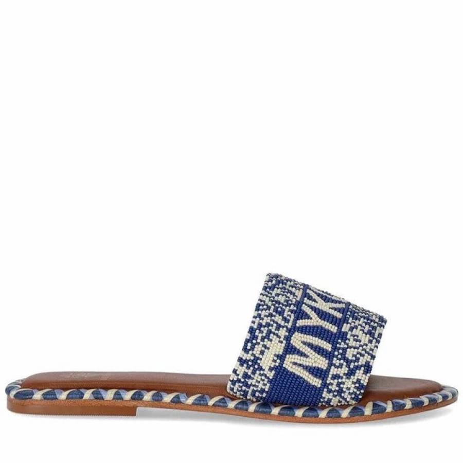 * De Siena Mykonos Beads Deep Blue Flats Flats