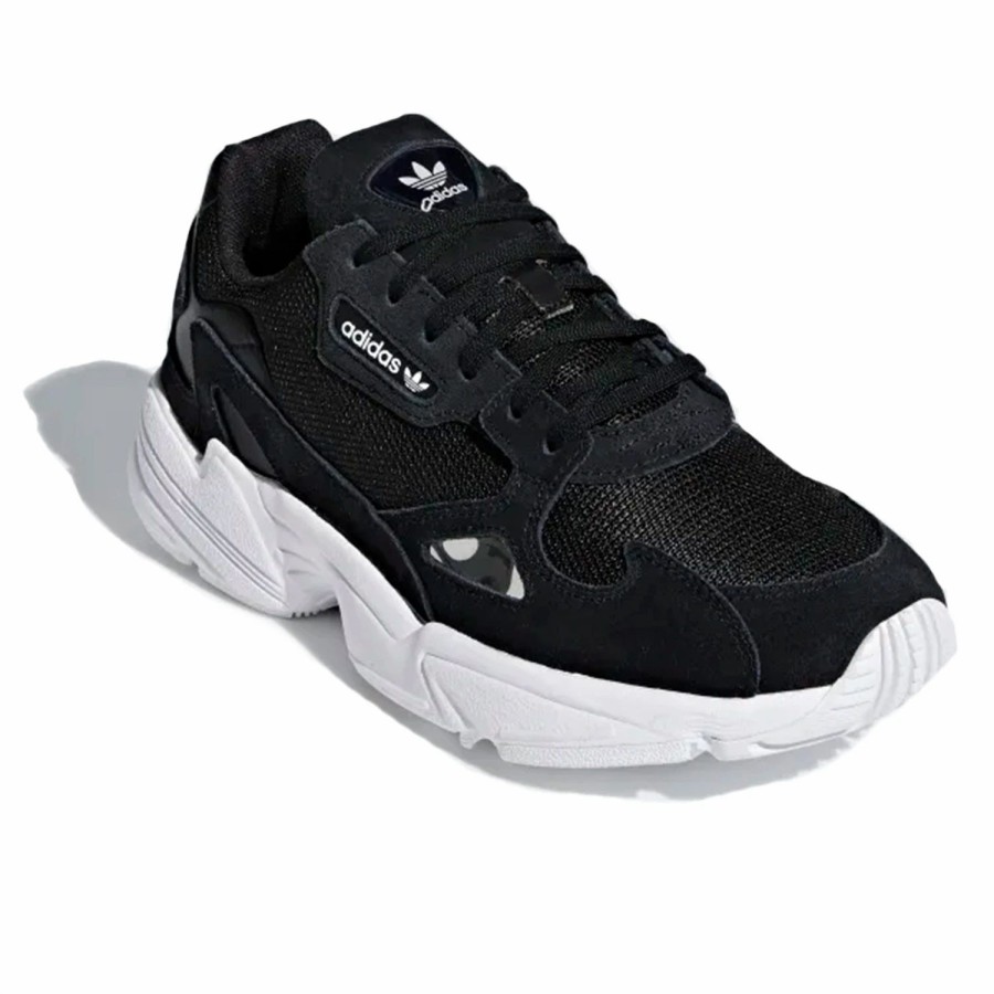 * Adidas Originals Adidas Falcon Black Sneakers