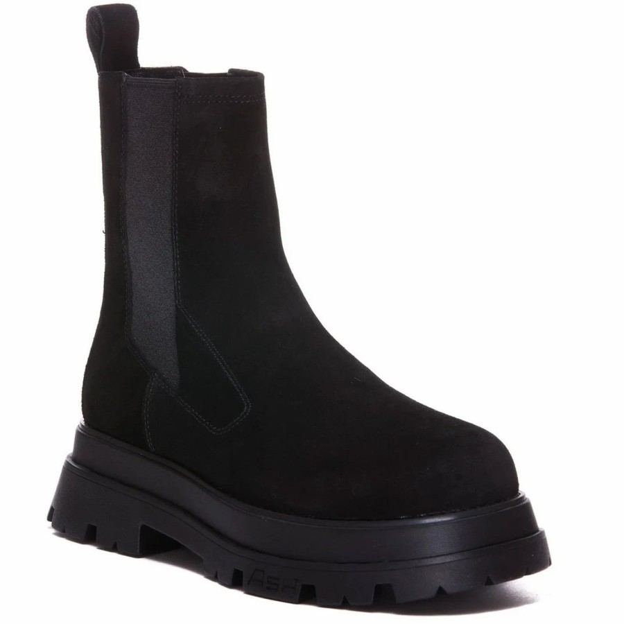 * Ash Elite Panelled Round Toe Boots Boots