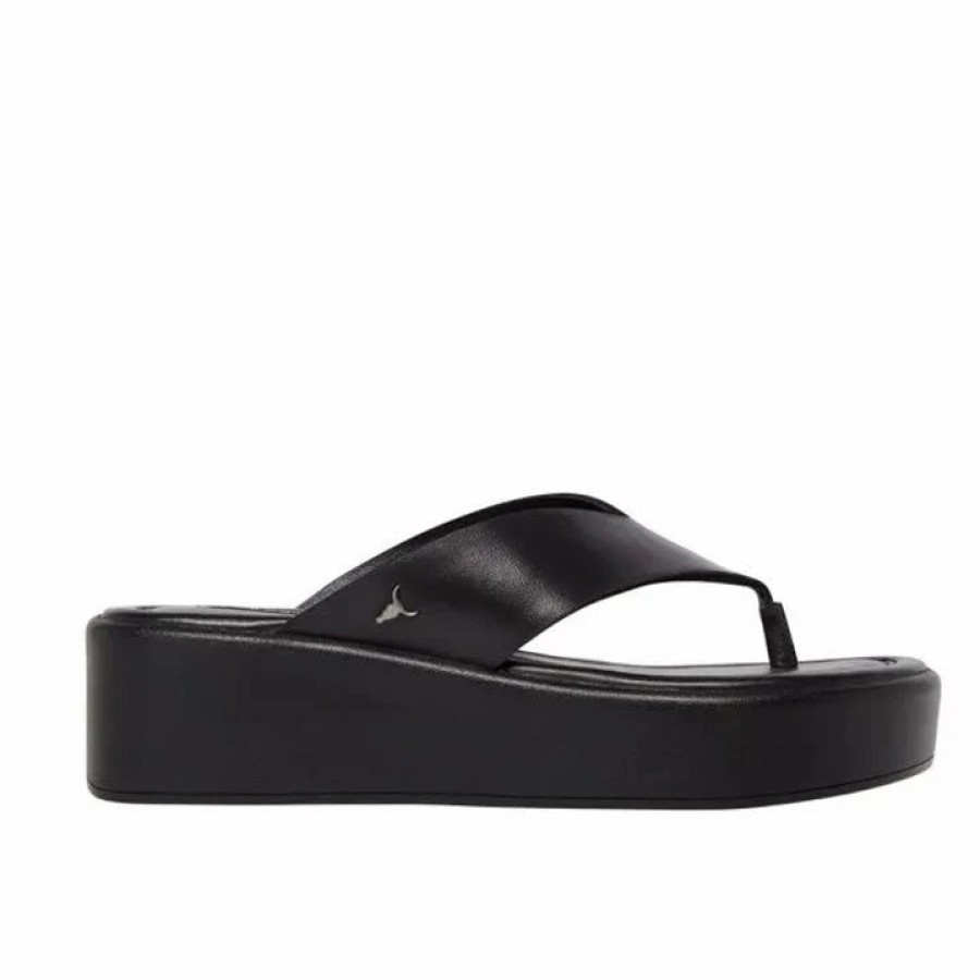 * Windsor Smith Sinful Black Flat Flats