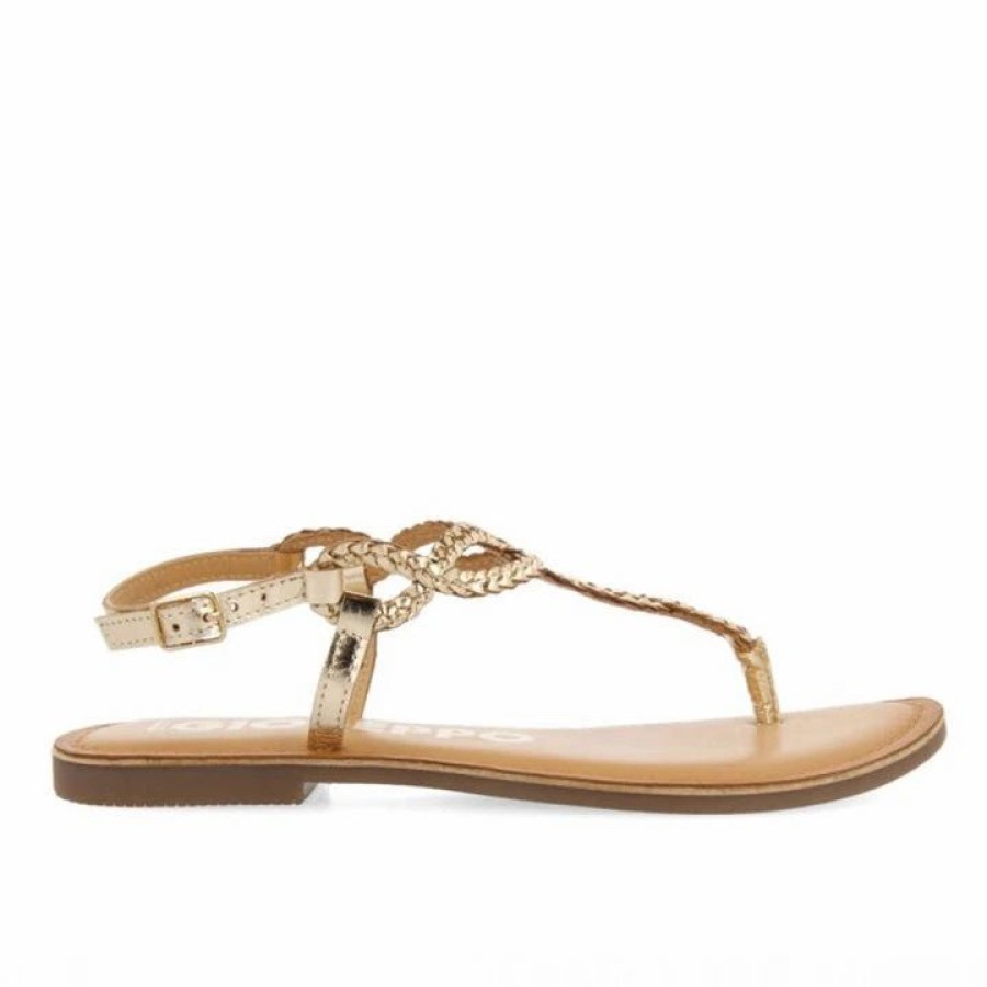 * Gioseppo Merignas Gold Sandals Sandals