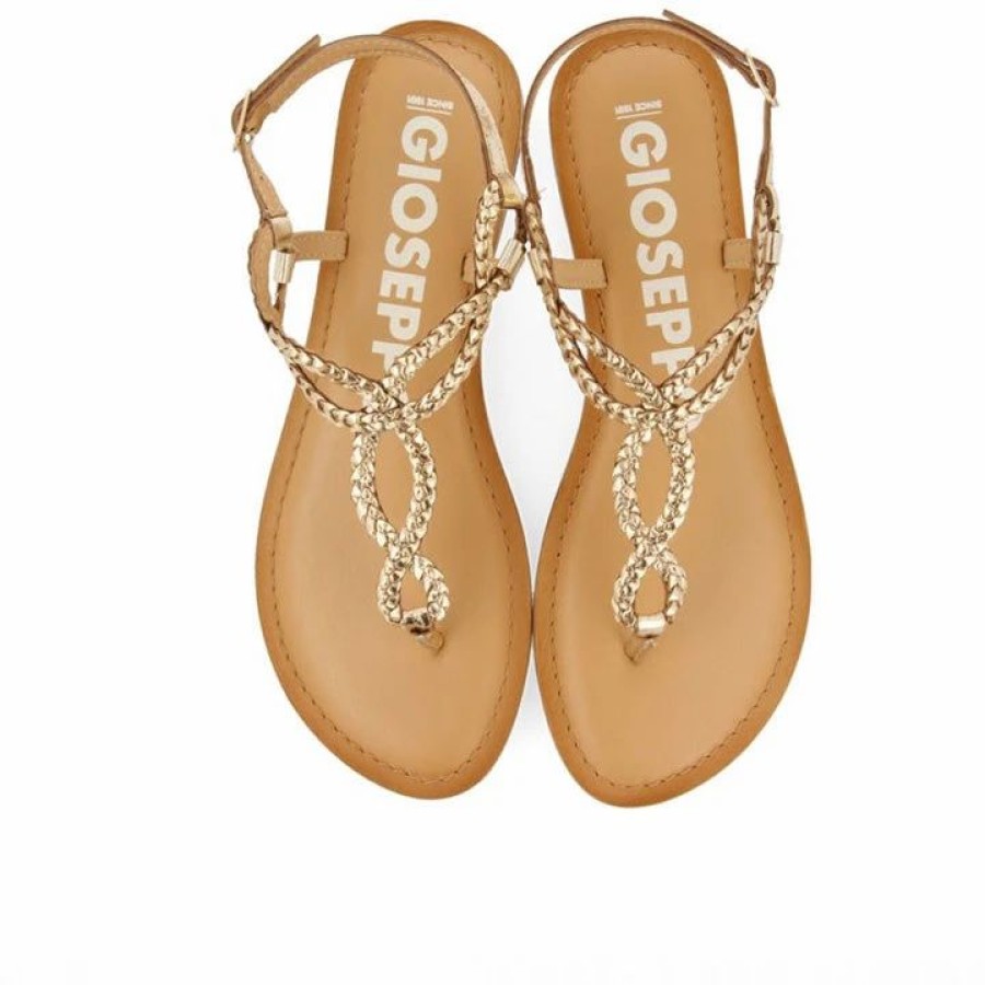 * Gioseppo Merignas Gold Sandals Sandals