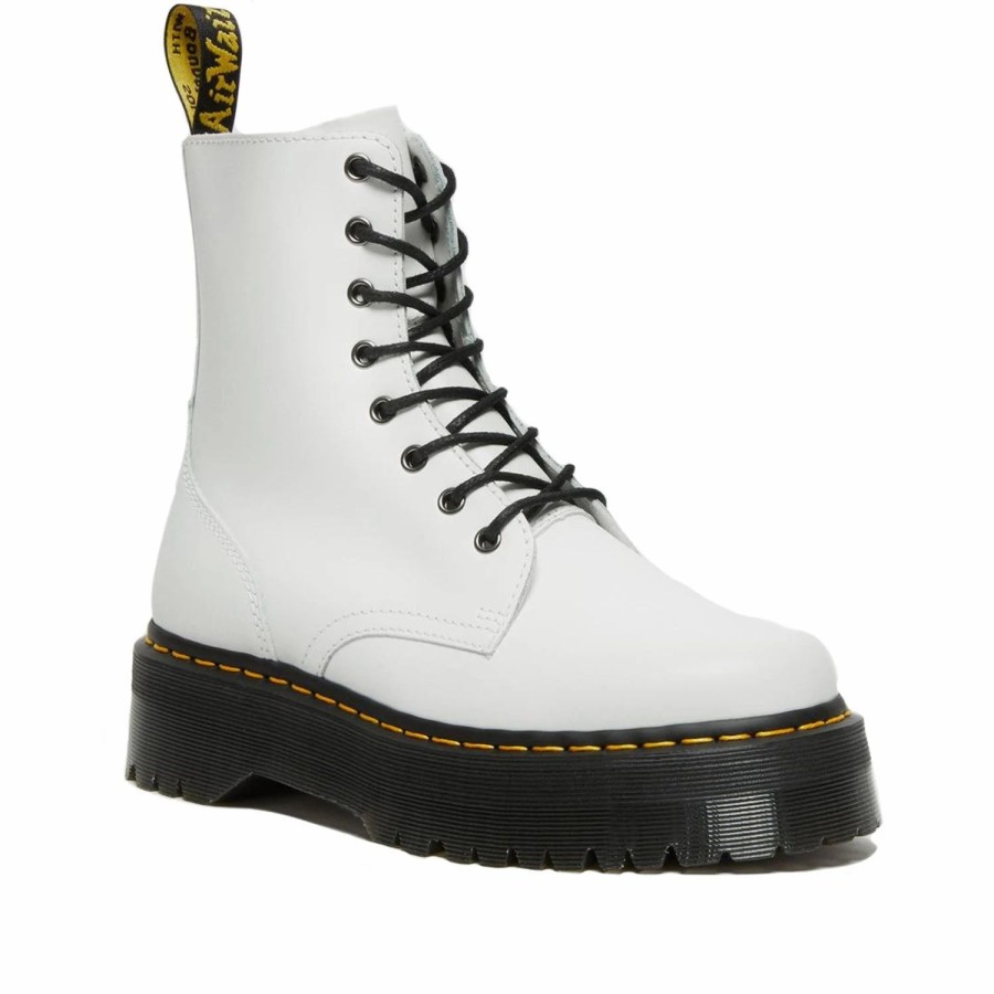 * Dr. Martens Jadon 8 Eye White Boots Boots