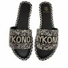 * De Siena Mykonos Beads Black Flats Flats