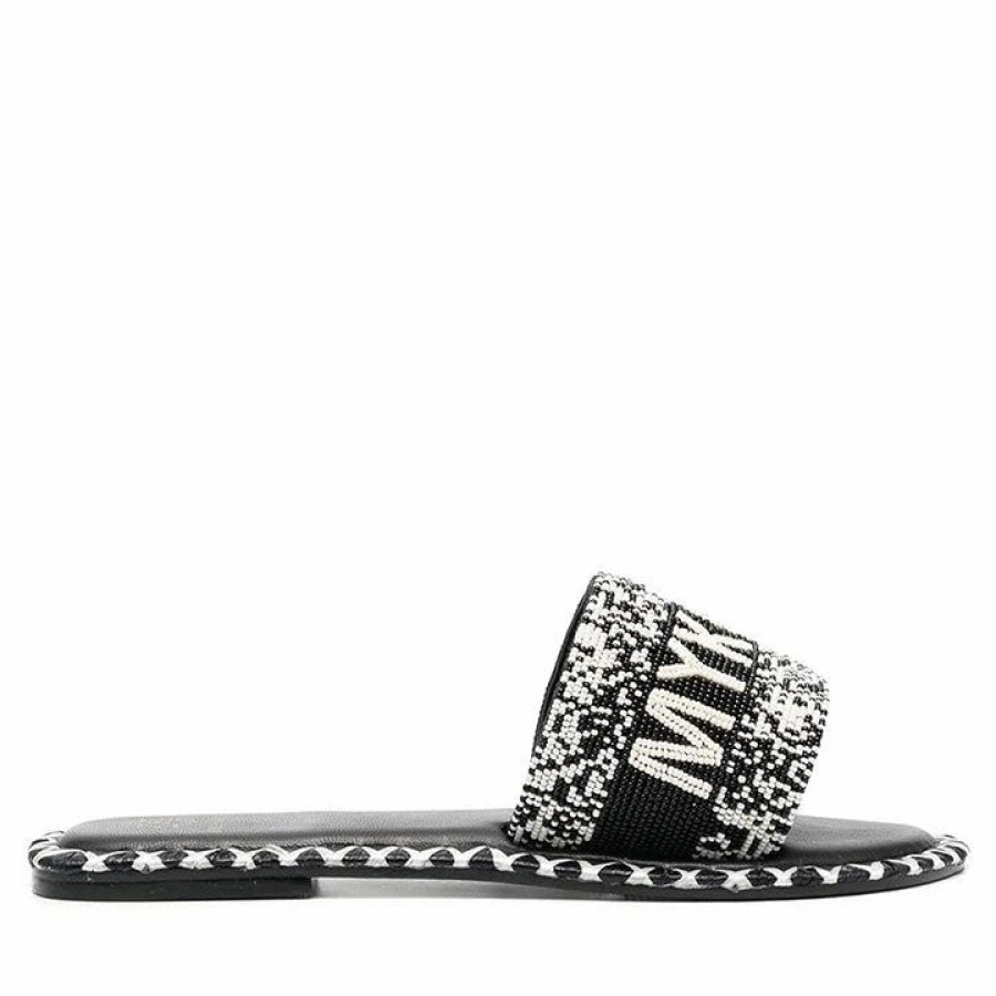 * De Siena Mykonos Beads Black Flats Flats