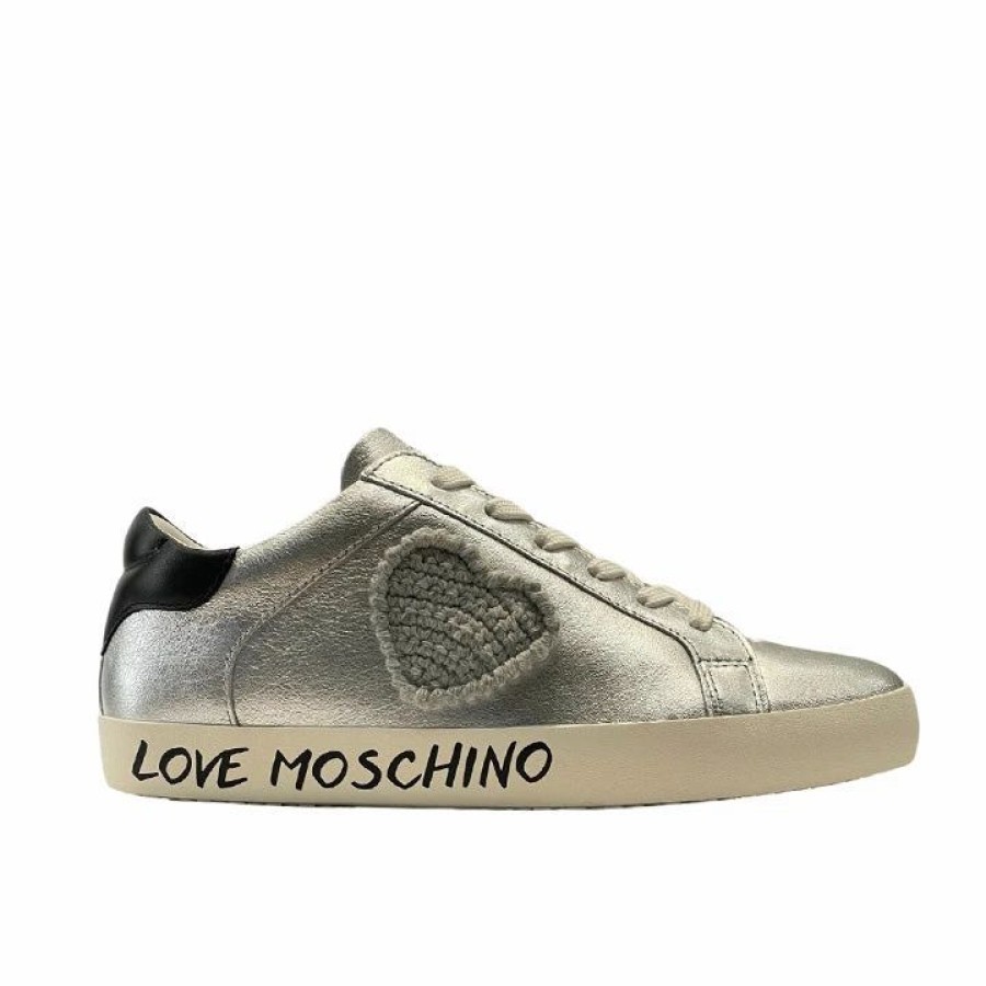 * Love Moschino Silver Sneakers Sneakers