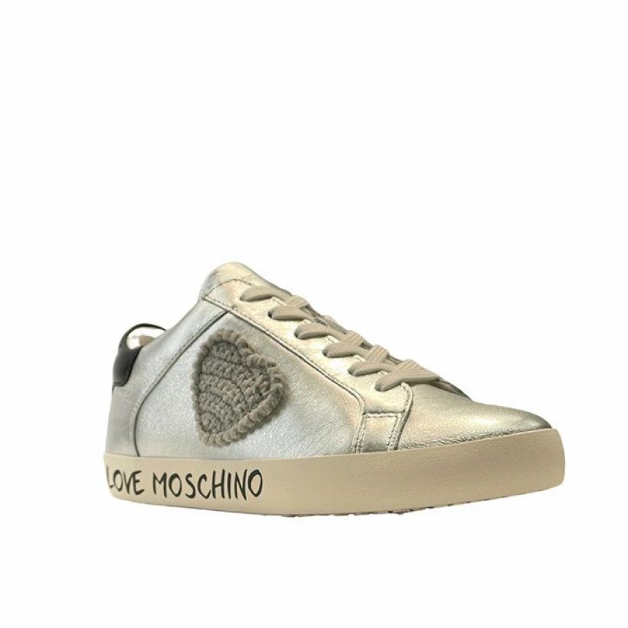 * Love Moschino Silver Sneakers Sneakers