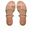 * Makis Kotris T4-010 Green Sandals Sandals