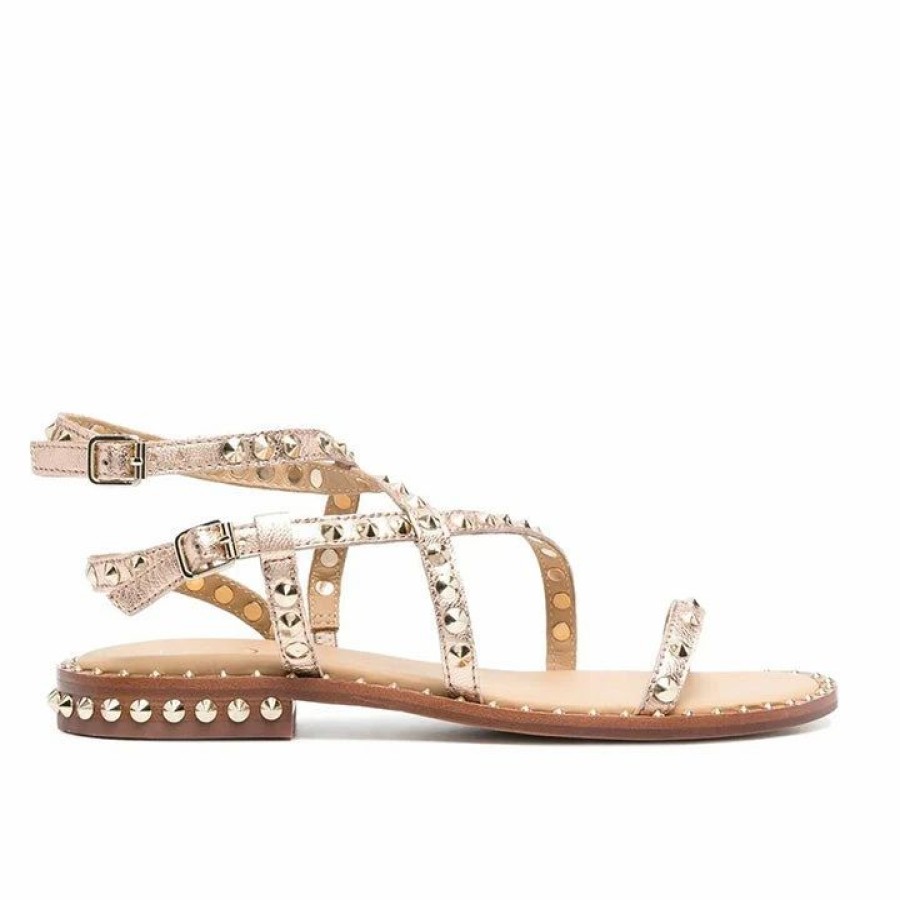 * Ash Versus Gold Sandals Sandals