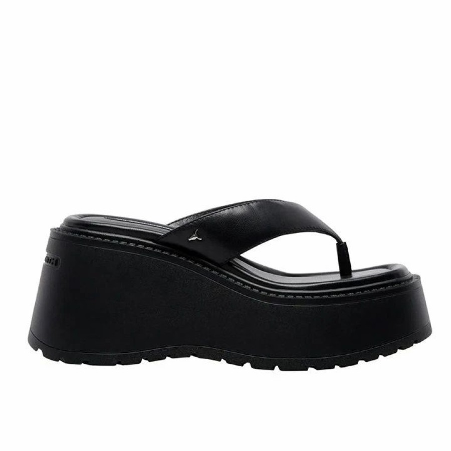 * Windsor Smith Cliche Black Flats Flats