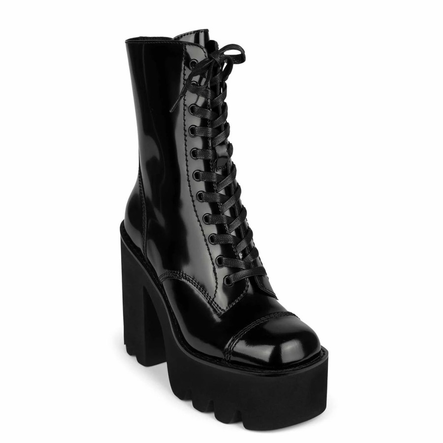 * Jeffrey Campbell Viking-2 Black Boots Boots