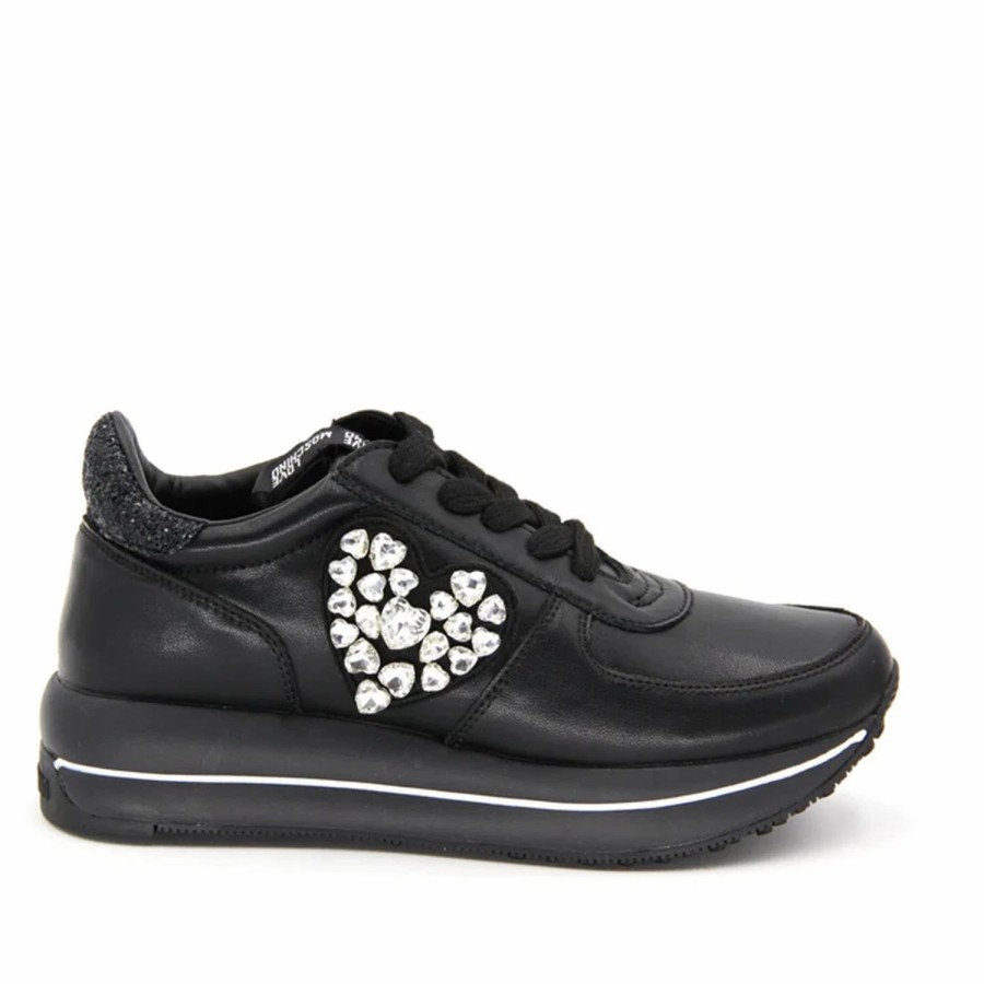 * Love Moschino Black Trainers Sneakers