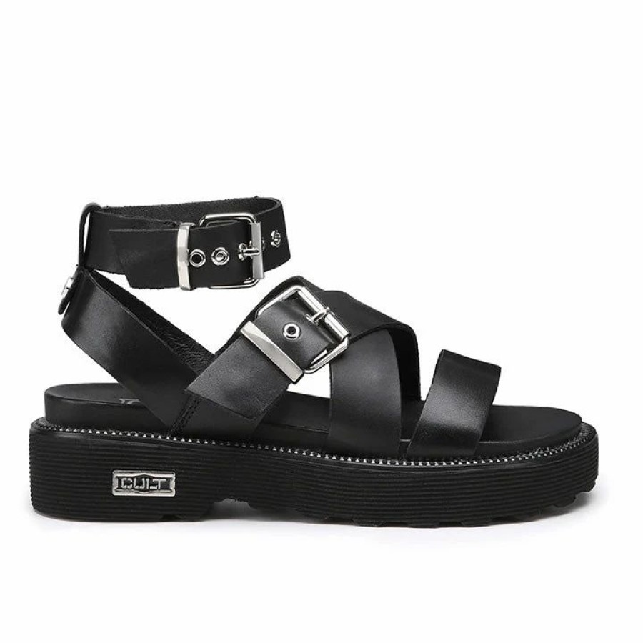 * Cult Ziggy 3442 Black Sandals Sandals