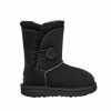 * Ugg Black Bailey Button Ii Kids Boots