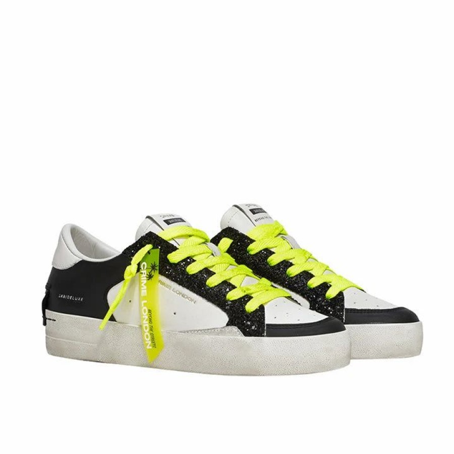 * Crime London Distressed City Lights Sneakers Sneakers