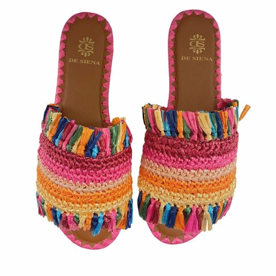 * De Siena Ghalia Multicolor Flats Flats