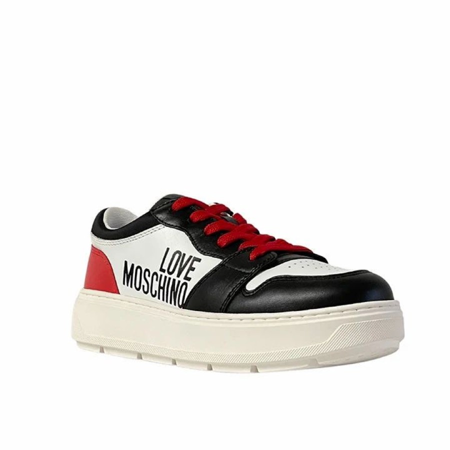 * Love Moschino Red Black Sneakers Sneakers