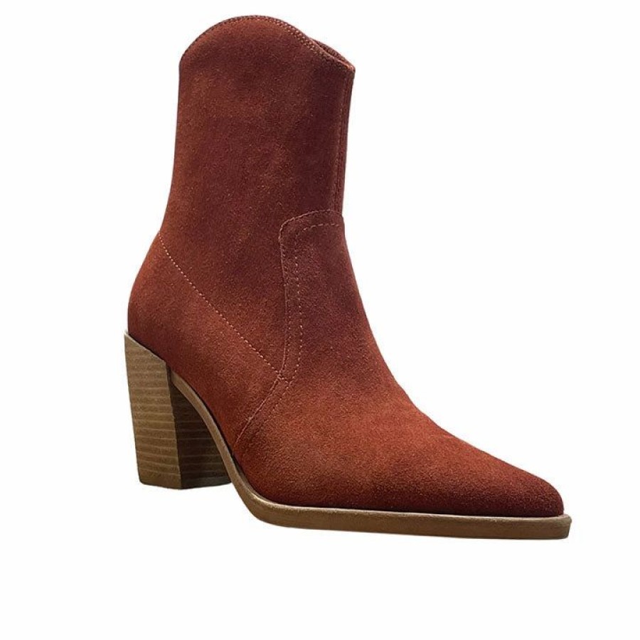 * Jeffrey Campbell Jolena Rust Suede Boots