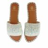 * De Siena Portofino Beads Sky Blue Flats Flats