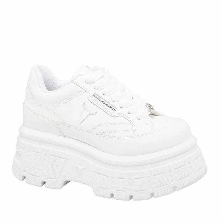 * Windsor Smith Swerve White Sneakers Sneakers