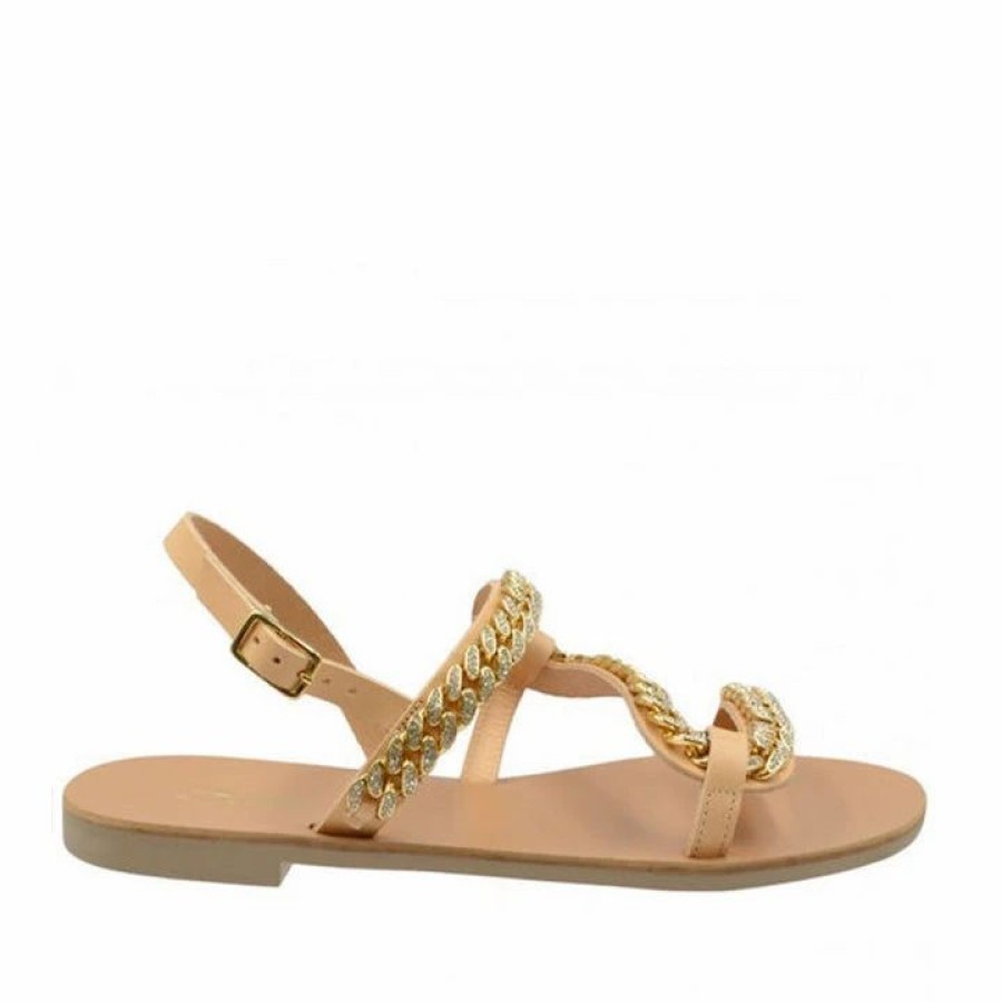 * S.Piero E1-089 Nude Sandals Flats