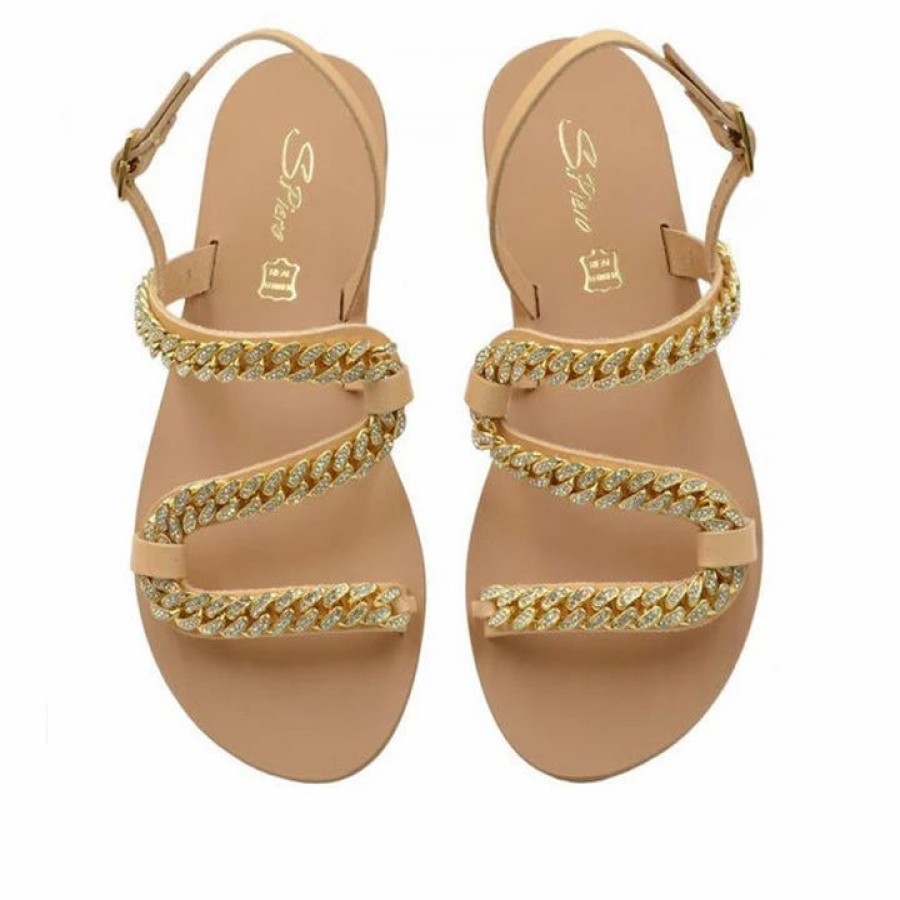 * S.Piero E1-089 Nude Sandals Flats