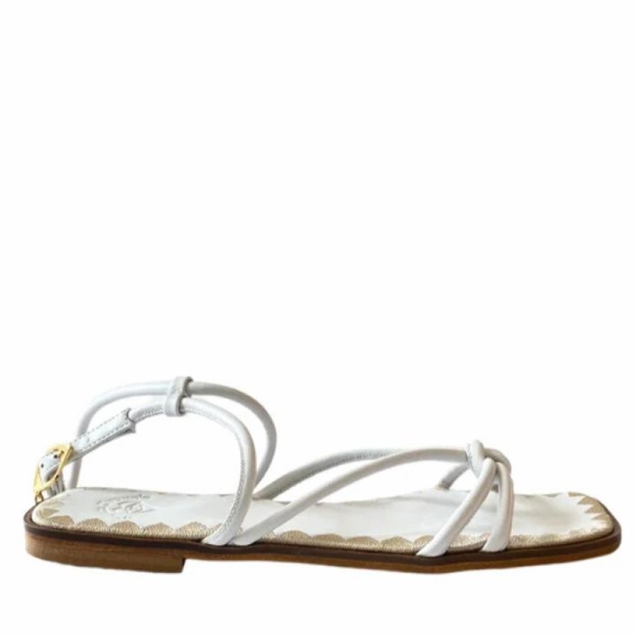 * Marietta Chrousala Elissavet White Sandals Sandals