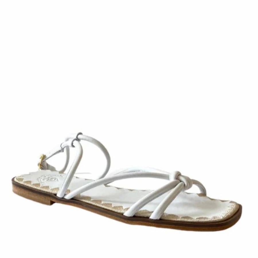 * Marietta Chrousala Elissavet White Sandals Sandals