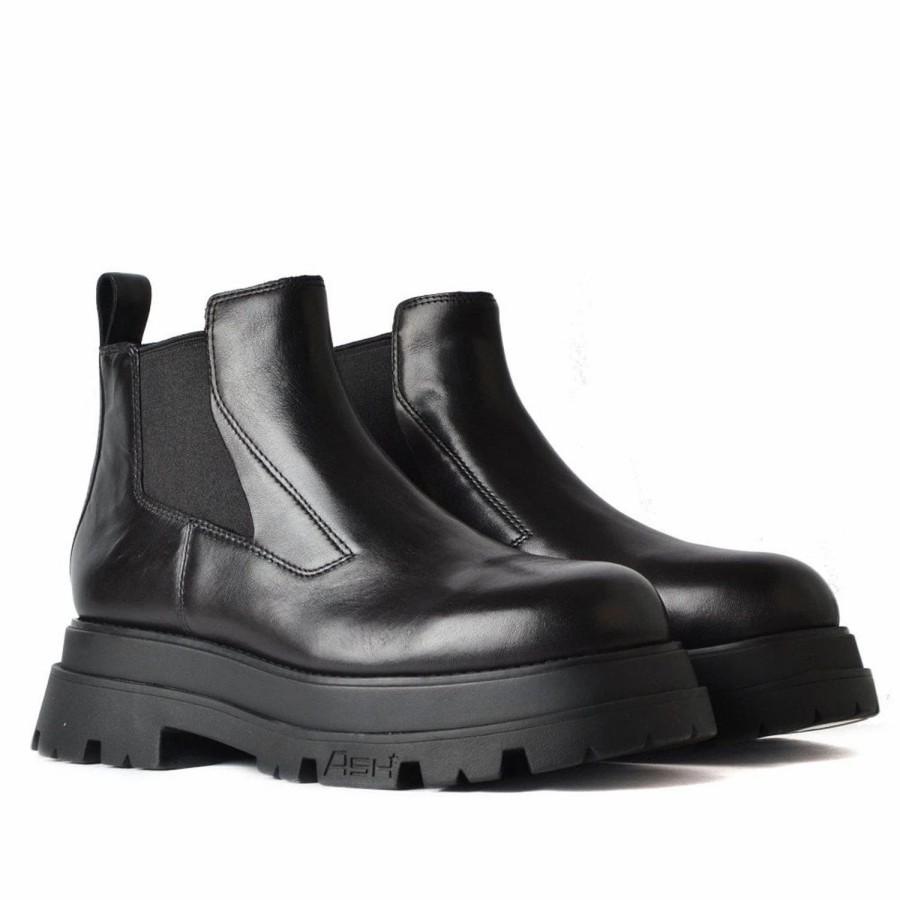 * Ash Rich Ankle Black Boots Boots