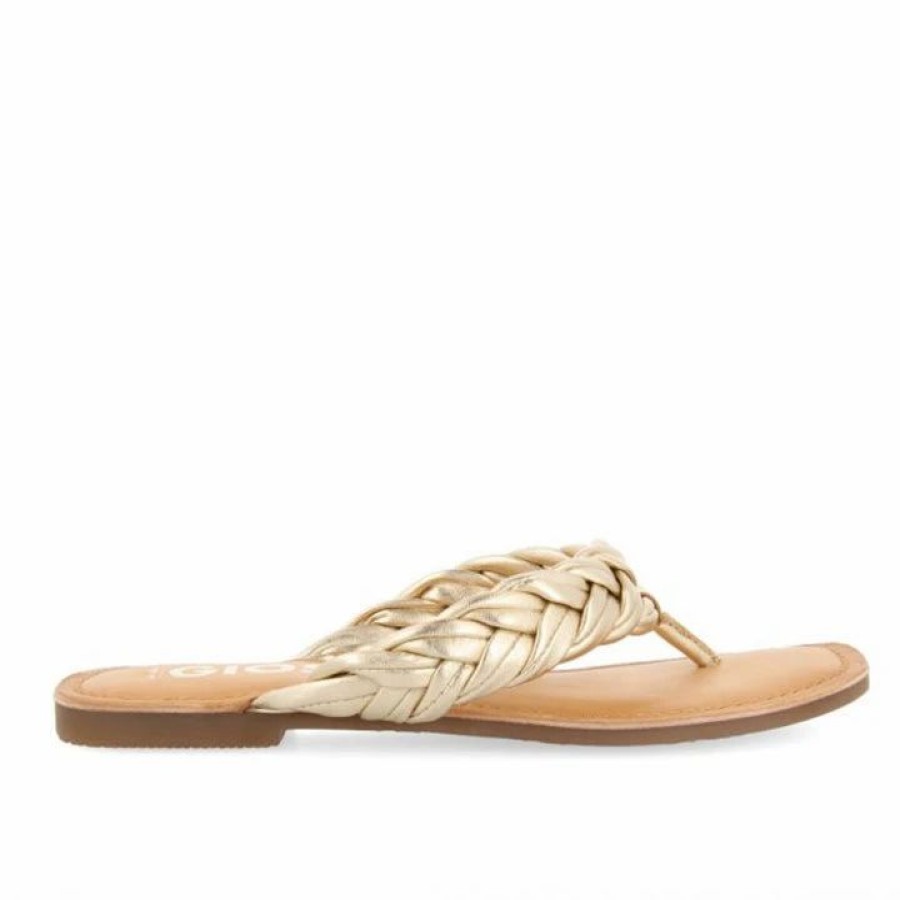 * Gioseppo Bicas Gold Sandals Sandals