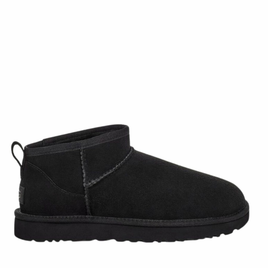 * Ugg Classic Ultra Mini Black Boots