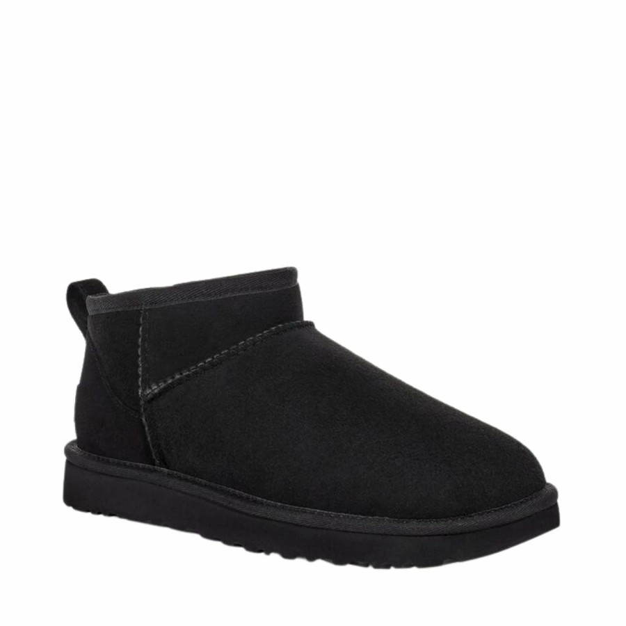 * Ugg Classic Ultra Mini Black Boots