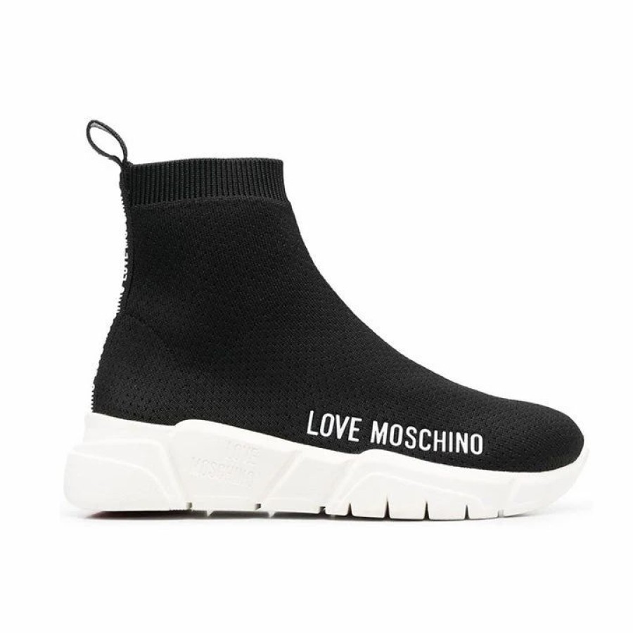 * Love Moschino Sock-White Sole Sneakers Sneakers