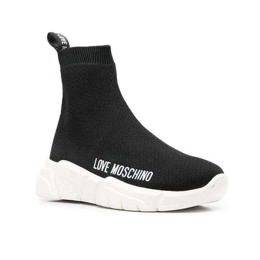 * Love Moschino Sock-White Sole Sneakers Sneakers