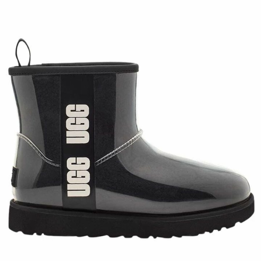 * Ugg Classic Clear Mini Black Boots