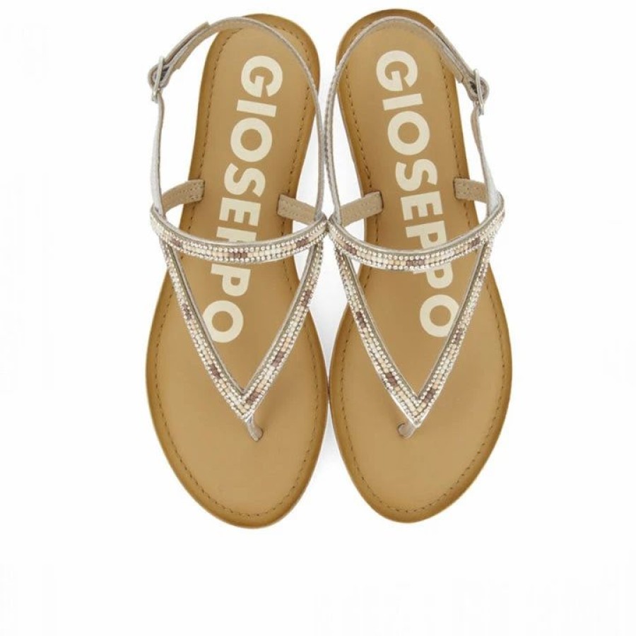 * Gioseppo Sullana Silver Sandals Sandals