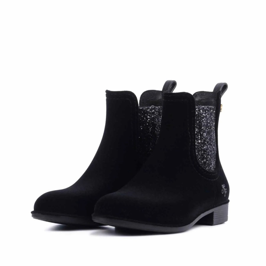 * Lemon Jelly Kids Tartine 01 Black Boots