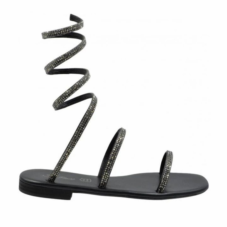 * S.Piero E34-006 Black Sandals Sandals