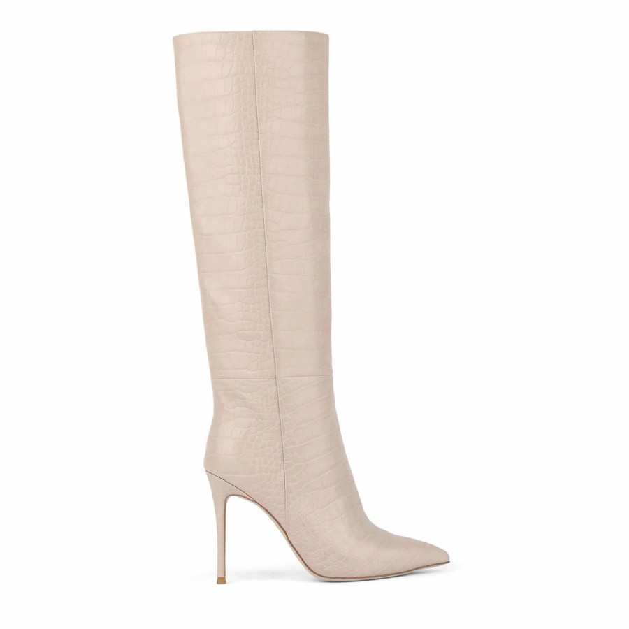 * Jeffrey Campbell Arsen-Hi Nude Boots