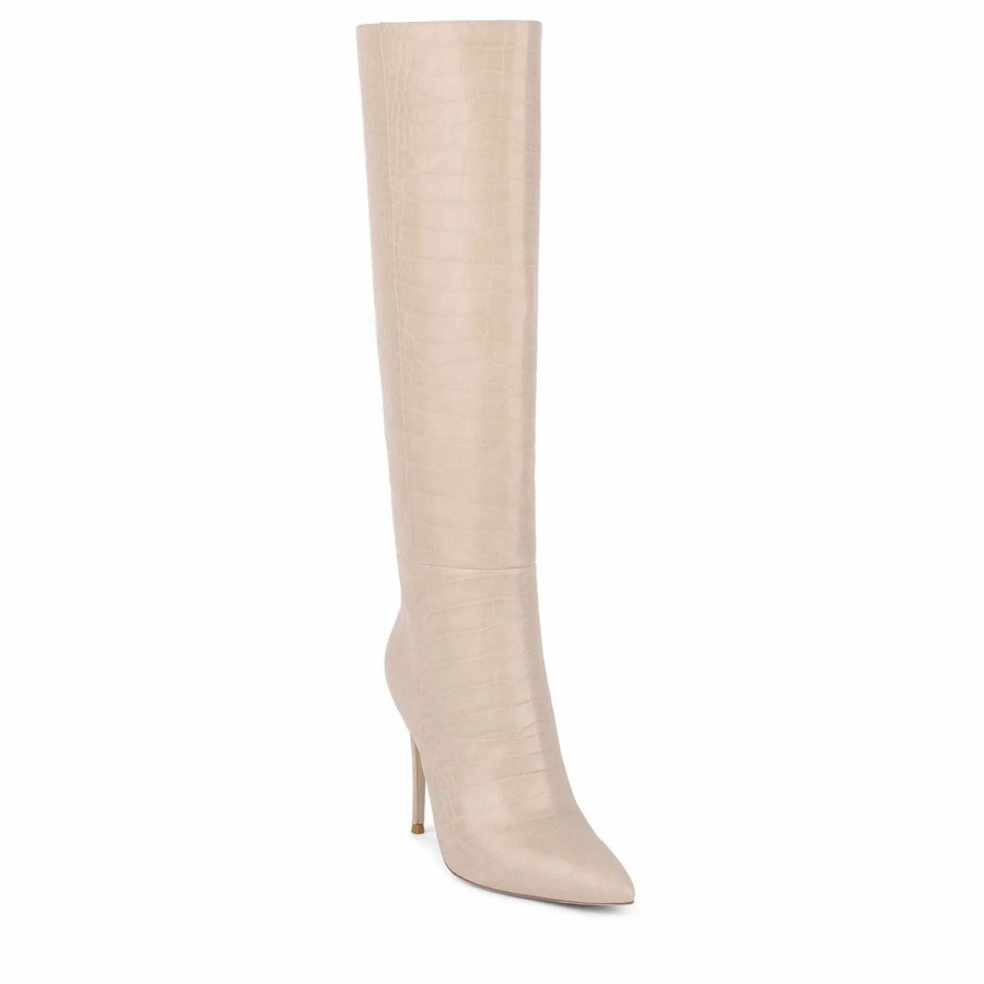 * Jeffrey Campbell Arsen-Hi Nude Boots