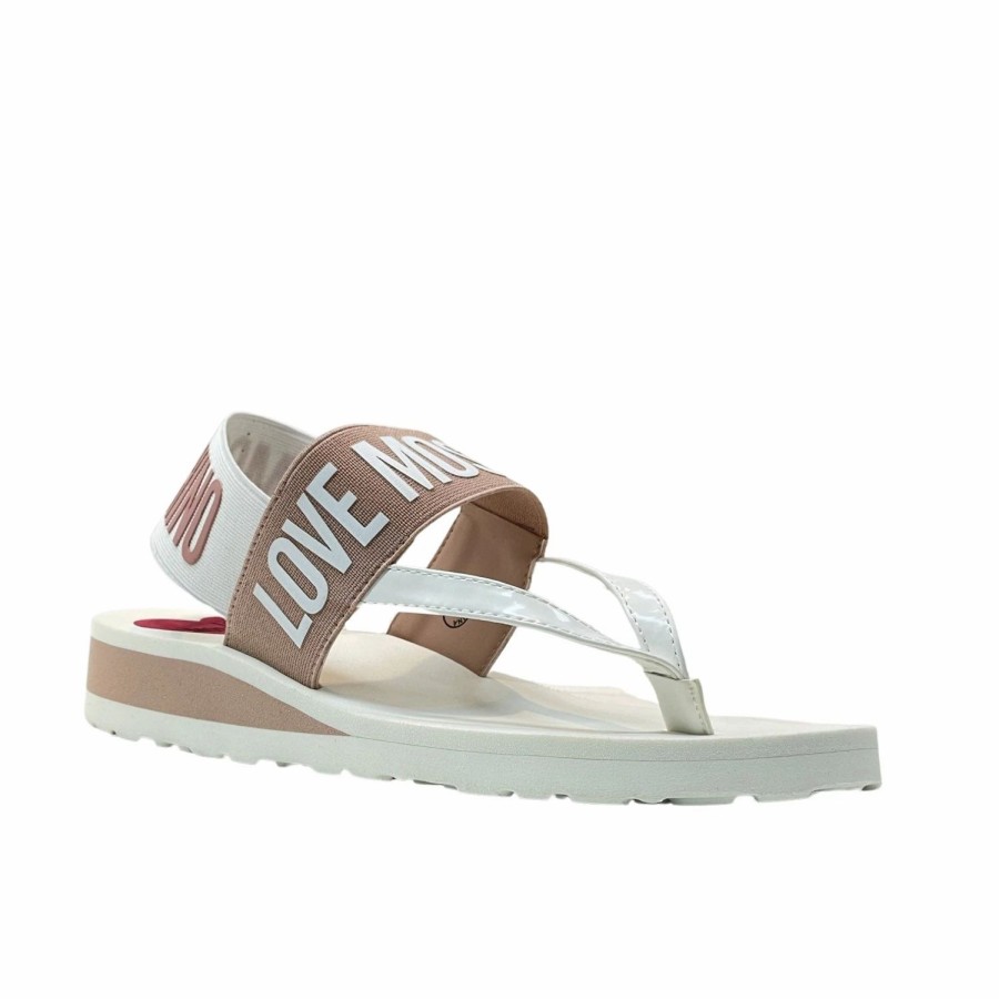 * Love Moschino Pink Nude Sandal Sandals